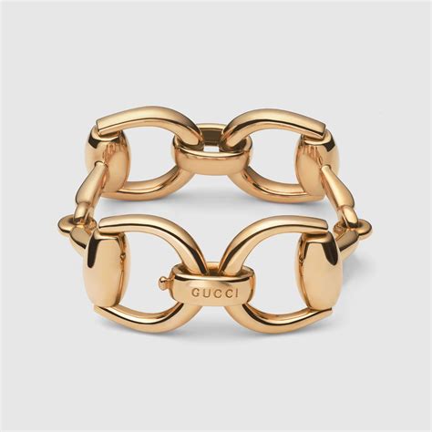 leather bracelets with horsebit gucci|Gucci Horsebit bracelet gold.